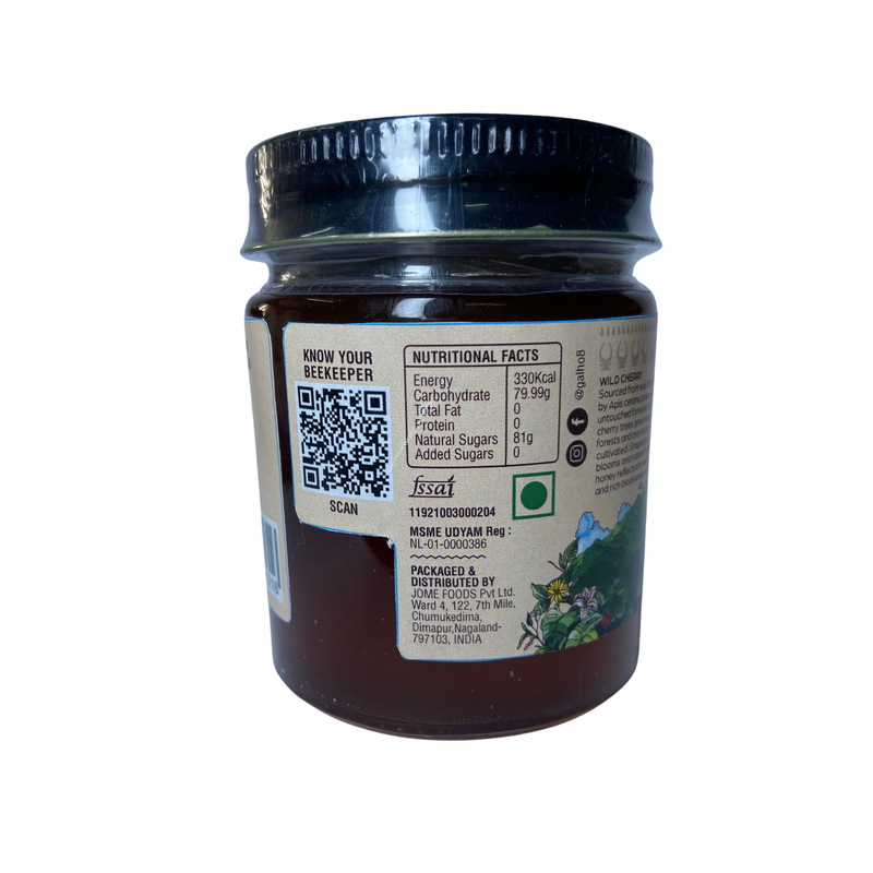 Apis Cerana (Wild Cherry) Honey (Raw, Unprocessed, Nagaland Forest Honey)