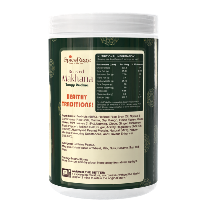 Tangy Pudina Makhana