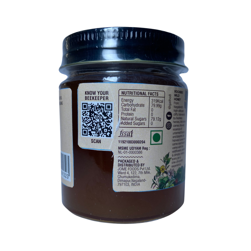 Rock Bee (Wild Flower) Honey (Raw, Unprocessed, Nagaland Forest)