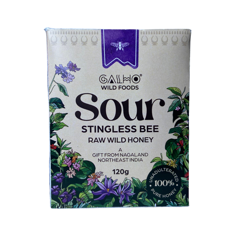 Stingless Bee (Sour) Honey (Wild Flower) Honey (Raw, Unprocessed, Nagaland Forest)