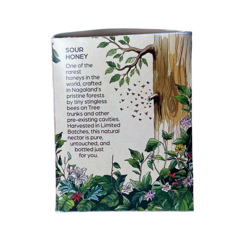 Stingless Bee (Sour) Honey (Wild Flower) Honey (Raw, Unprocessed, Nagaland Forest)