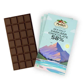 58% Premium Dark Chocolate with Sea Salt Bar
