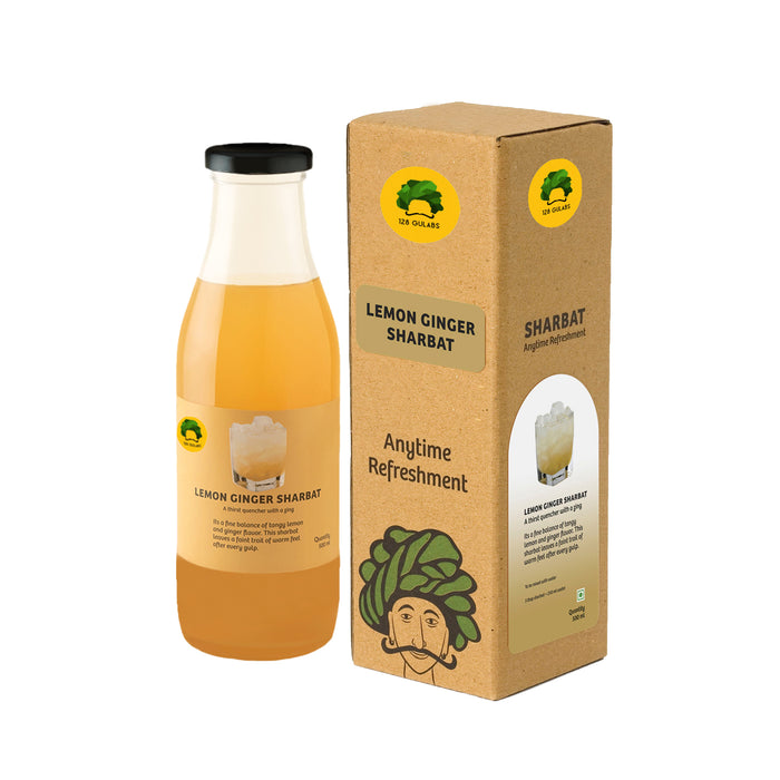 Gulabs Lemon Ginger Sharbat – Tangy & Zesty Summer Drink