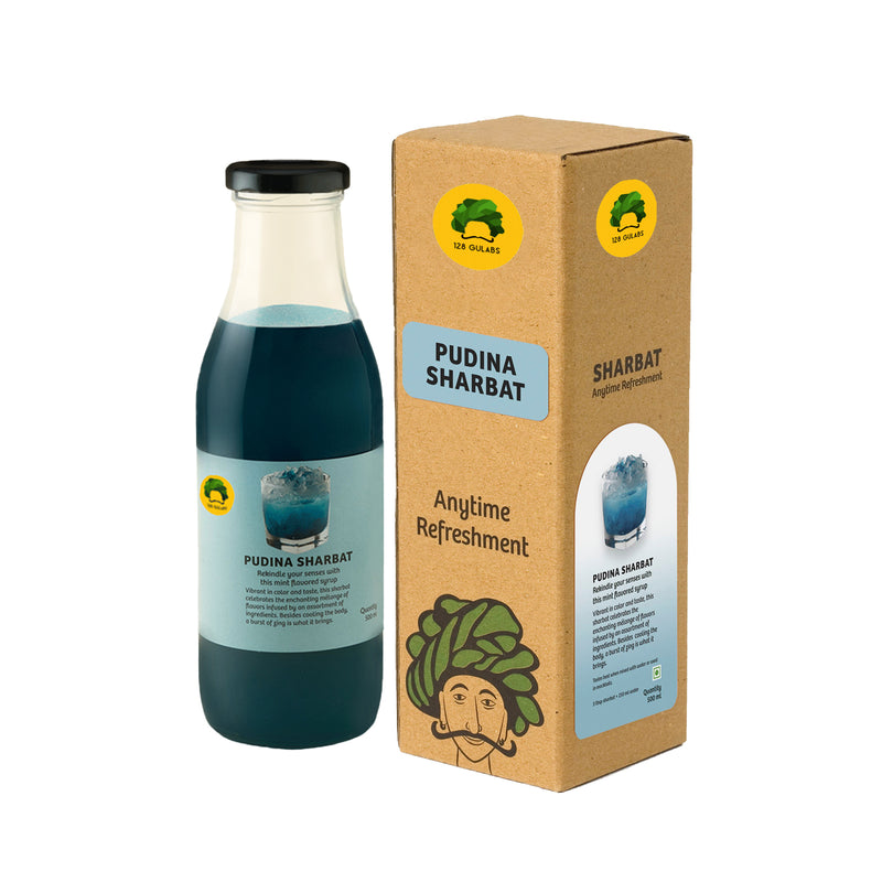 Gulabs Pudina Sharbat – Mint & Lemon Syrup Blend