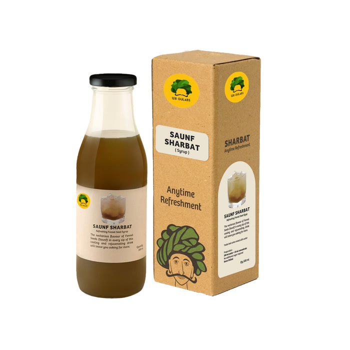 Gulabs Saunf Sharbat – Cooling Fennel Seed Drink Syrup