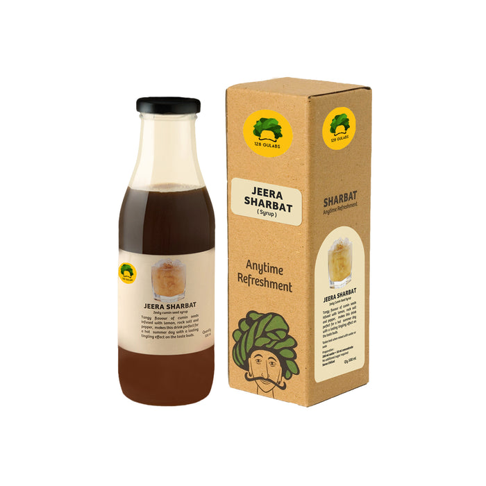Gulabs Jeera Sharbat – Tangy Cumin Drink Syrup with Rock Salt & Spices