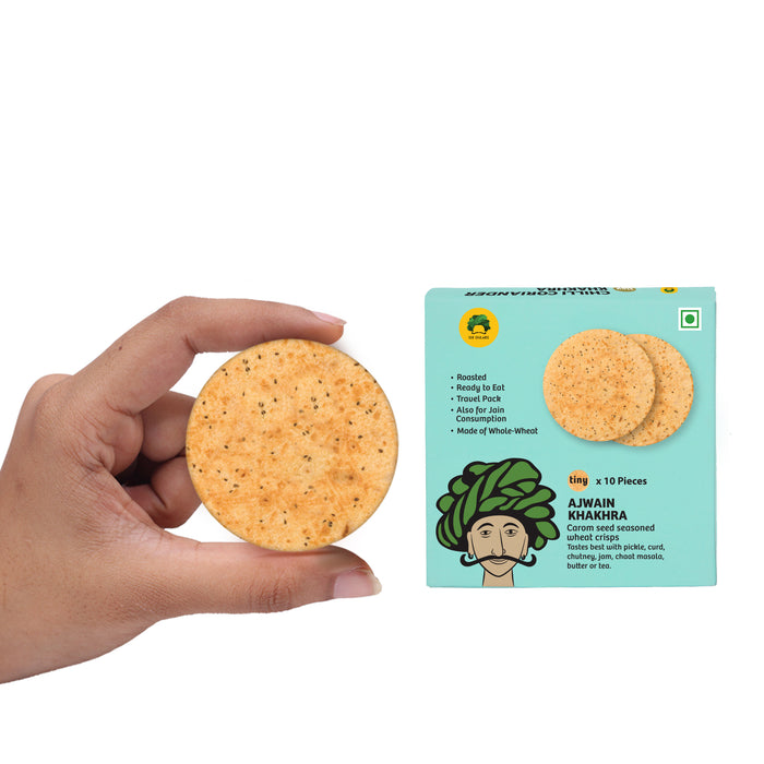 Gulabs Roasted Tiny Khakhra Combo (Assorted Khakhra Pack – 7 Flavors, 1 Packet Each, 10 Pieces per Flavor)