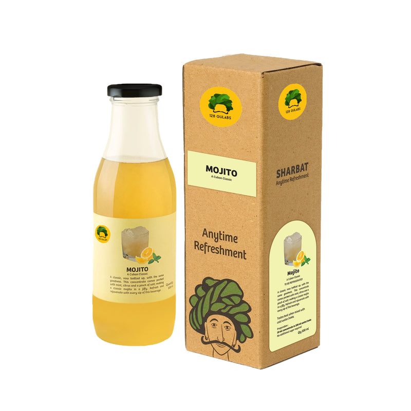 Gulabs Mojito Syrup – Minty Citrus Drink Concentrate