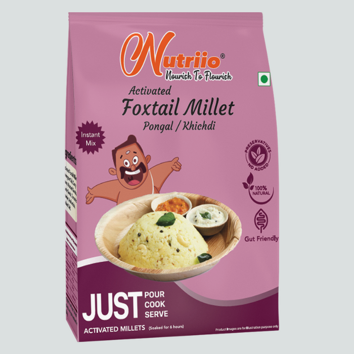 Foxtail Millet Pongal/Kichidi (Activated)