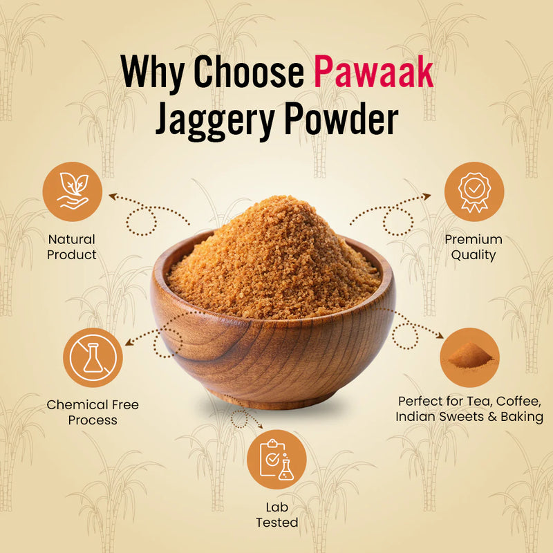 Combo Jars  - Paawak Natural Jaggery (Gud) Cubes & Powder