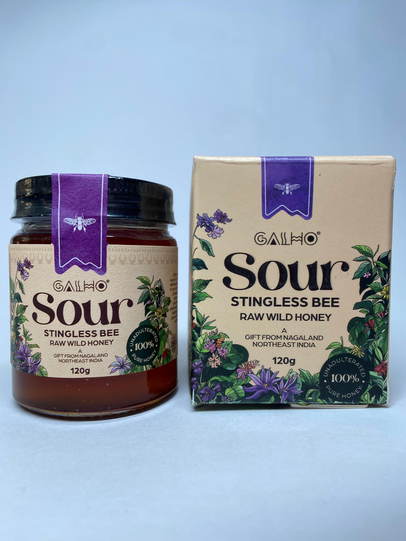 Stingless Bee (Sour) Honey (Wild Flower) Honey (Raw, Unprocessed, Nagaland Forest)