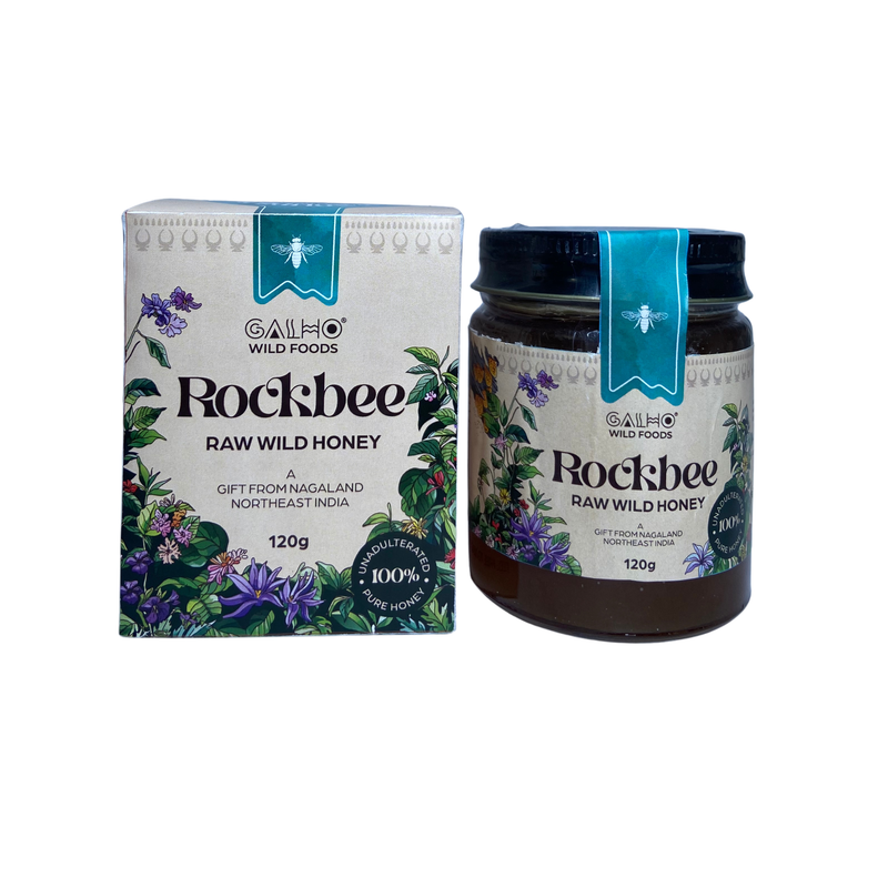 Rock Bee (Wild Flower) Honey (Raw, Unprocessed, Nagaland Forest)
