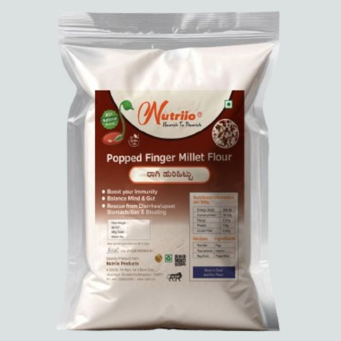 Popped Finger Millet Flour
