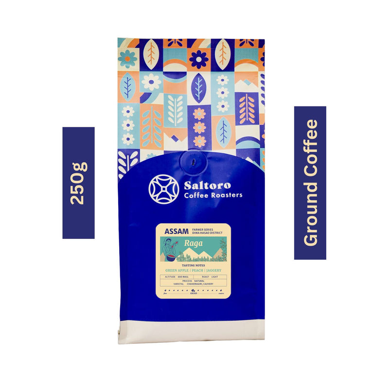 Raga - Ground Coffee -  Light Roast Premium Coffee - 100% Arabica