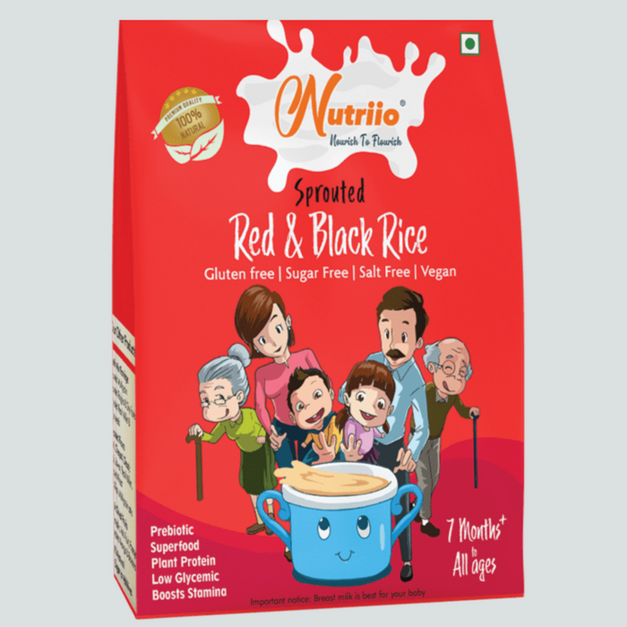 Sprouted Red & Black Rice Mix