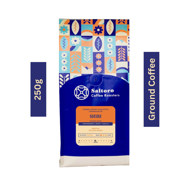 Shiri - Ground Coffee -  Light Roast Premium Ground Coffee - 100% Arabica