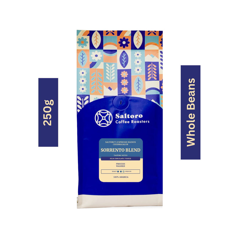 Sorrento Blend - Whole Beans -  Medium Roast Premium Coffee - 100% Arabica
