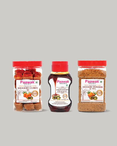 Healthy Sweetner Combo ( Liquid Jaggery + Jaggery Cube + Jaggery Powder )