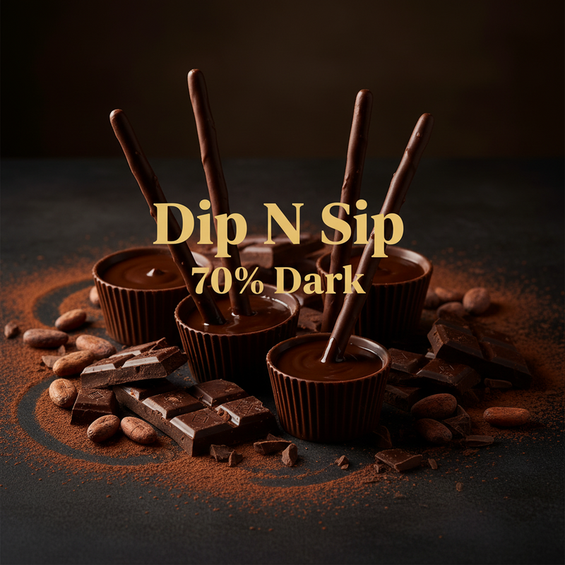Dip N Sip (Pack Of 10) 70% Dark
