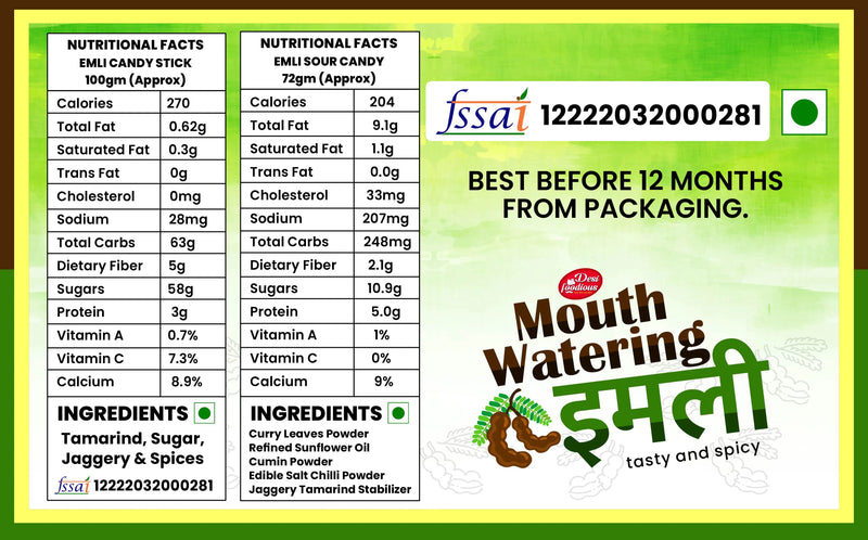 Mouth Watering Imli Combo (Chulbuli Imli Stick & Khatti Meethi Imli Candy)