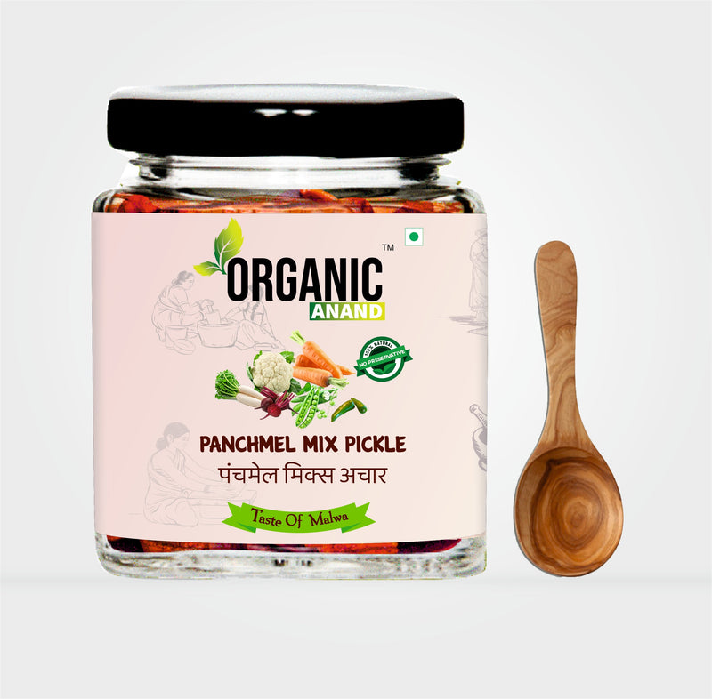 Panchmel Pickle (Beetroot, Gajar, Gobhi, Mooli, Matar Mix Achaar)