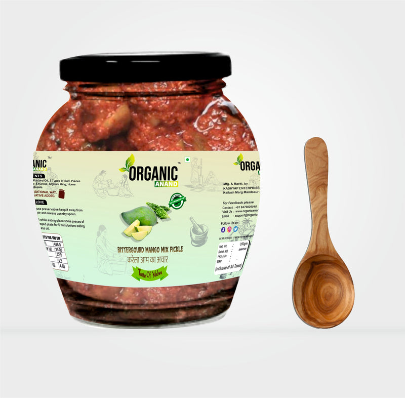 Bitter Gourd Mango Mix Pickle (Karela - Aam ka Achar)