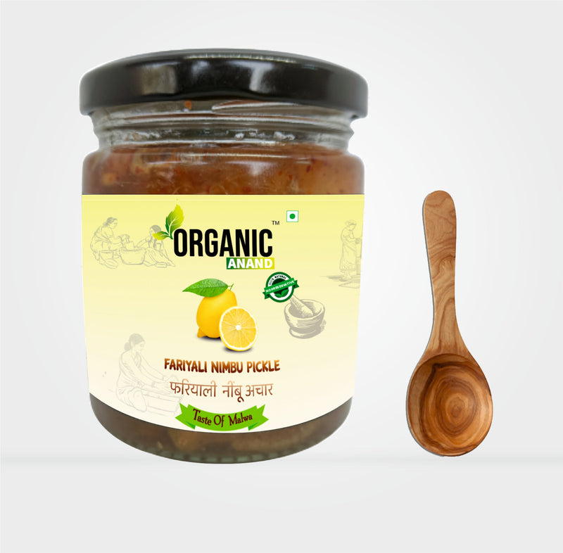 Fariyali Lemon Pickle (Khatta Mitha Nimbu ka Achaar)