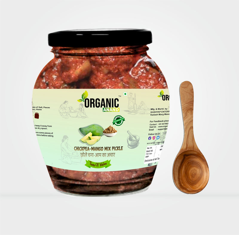 Chhola (Chickpea) Mango Mix Pickle (Chana/Chhole -Aam ka achar)