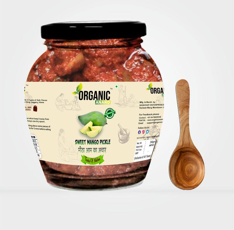 Sweet (Gaud) Mango Pickle (Mitha Aam ka Achar)