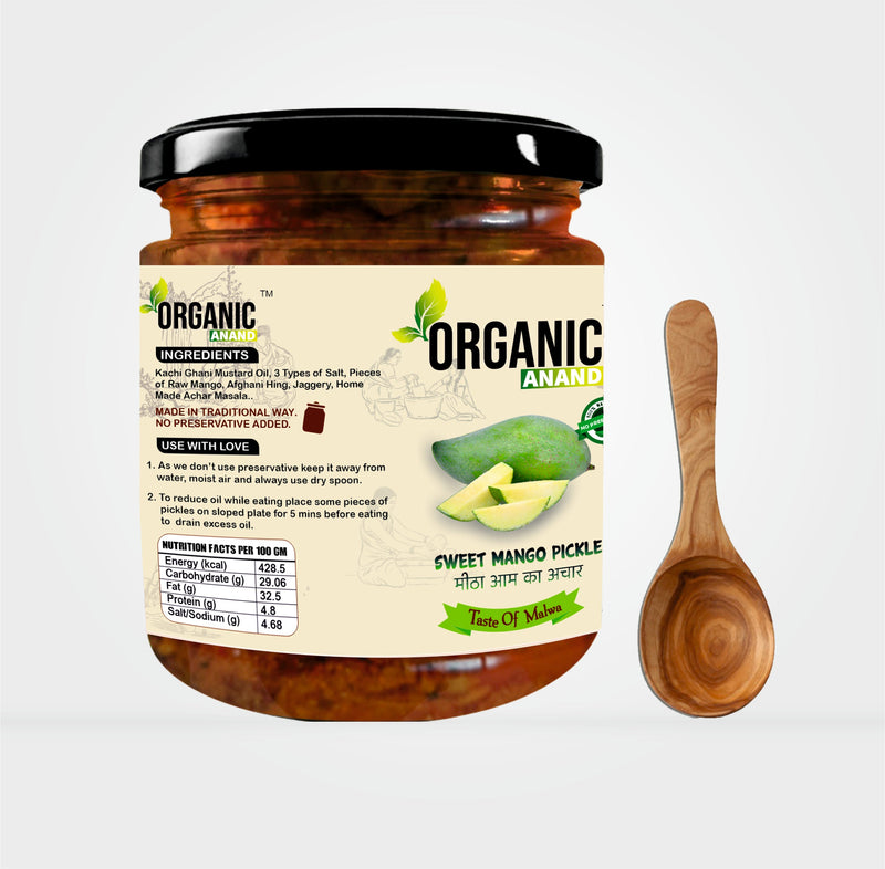 Sweet (Gaud) Mango Pickle (Mitha Aam ka Achar)