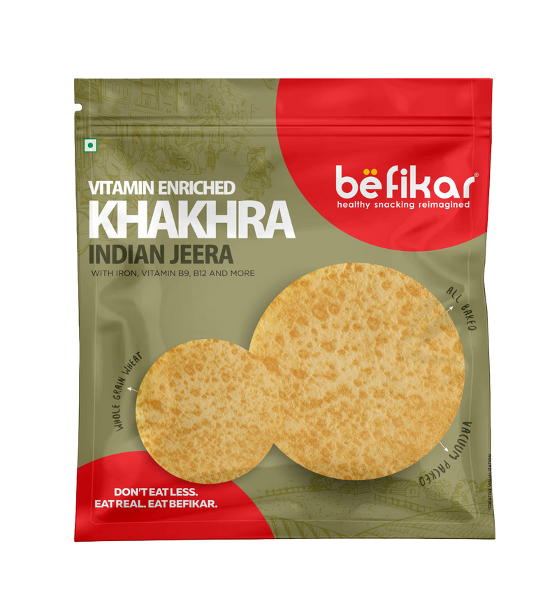 Befikar Khakhra - Indian Jeera