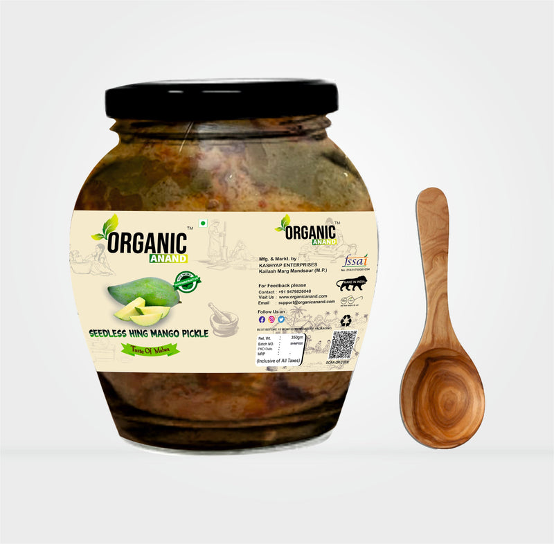 Seedless Oilfree Hing Mango Pickle (Aam ka Achar)