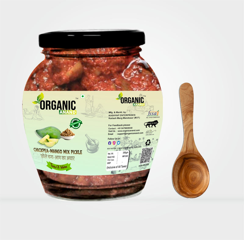 Chhola (Chickpea) Mango Mix Pickle (Chana/Chhole -Aam ka achar)