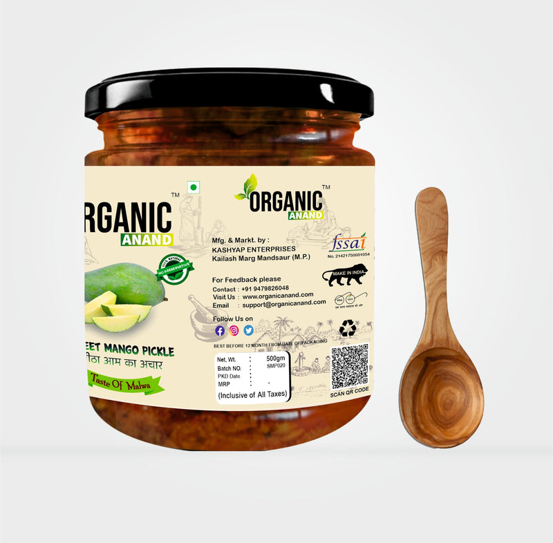 Sweet (Gaud) Mango Pickle (Mitha Aam ka Achar)