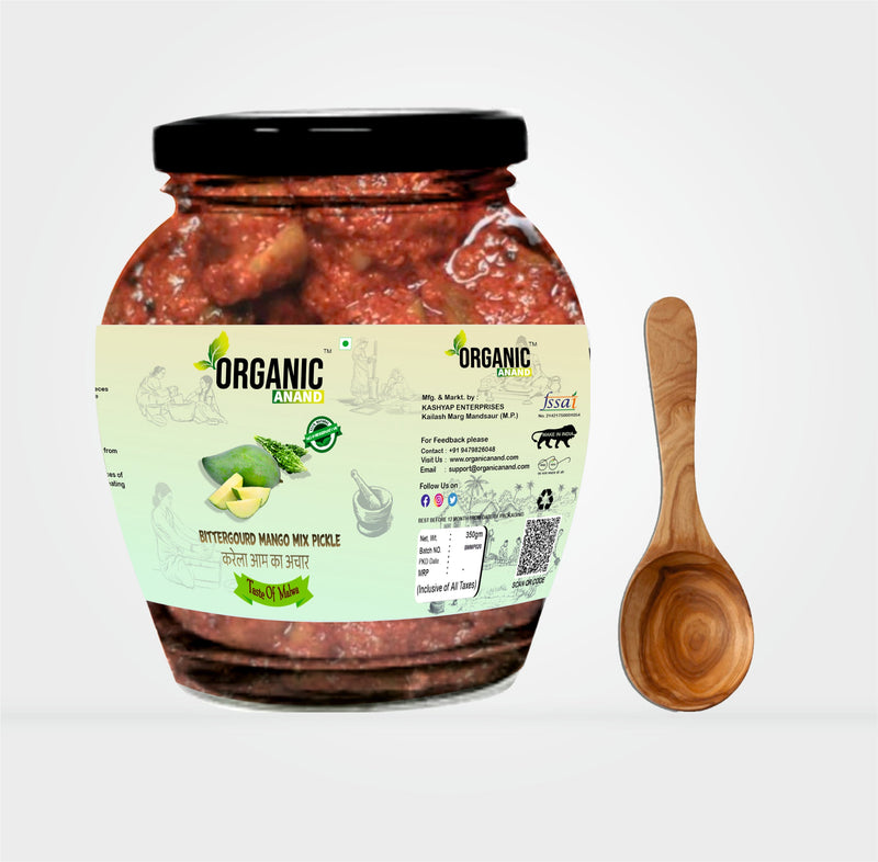 Bitter Gourd Mango Mix Pickle (Karela - Aam ka Achar)