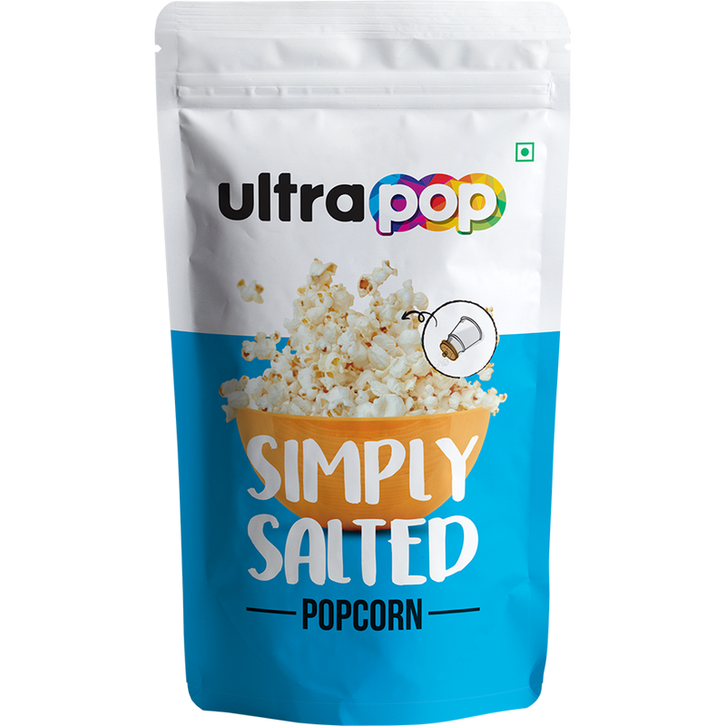 Ultrapop Flavored Ready to Eat Popped 3 Peri Peri, 3 Cheese and 3 Salted Popcorn - Pack of 9