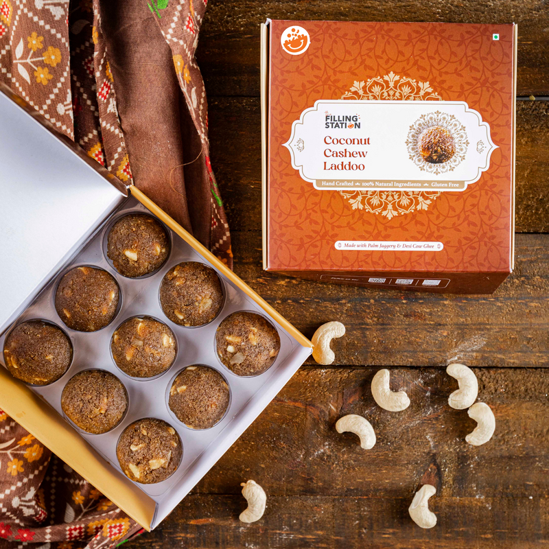 Coconut Cashew Laddoo