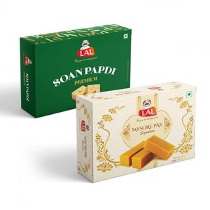 Combo of Mysore Pak and Soan Papdi