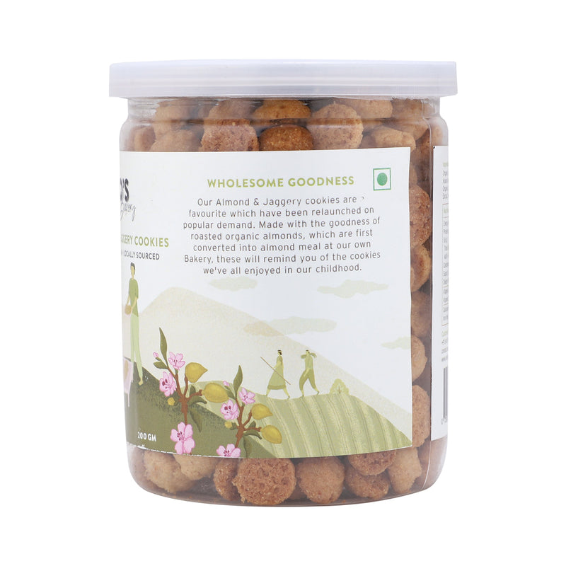 Almond Jaggery Cookies