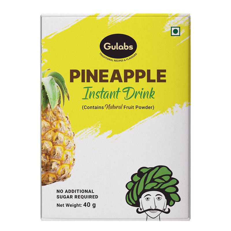 Gulabs Pineapple Instant Drink powder