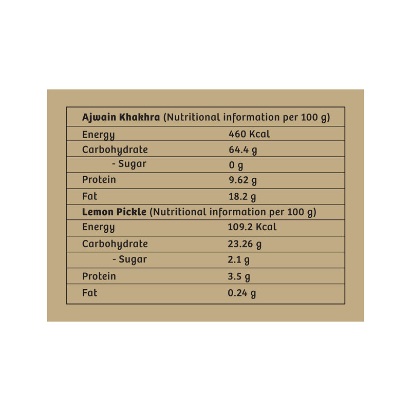 Gulabs Ajwain Khakhra
