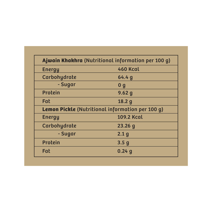 Gulabs Ajwain Khakhra