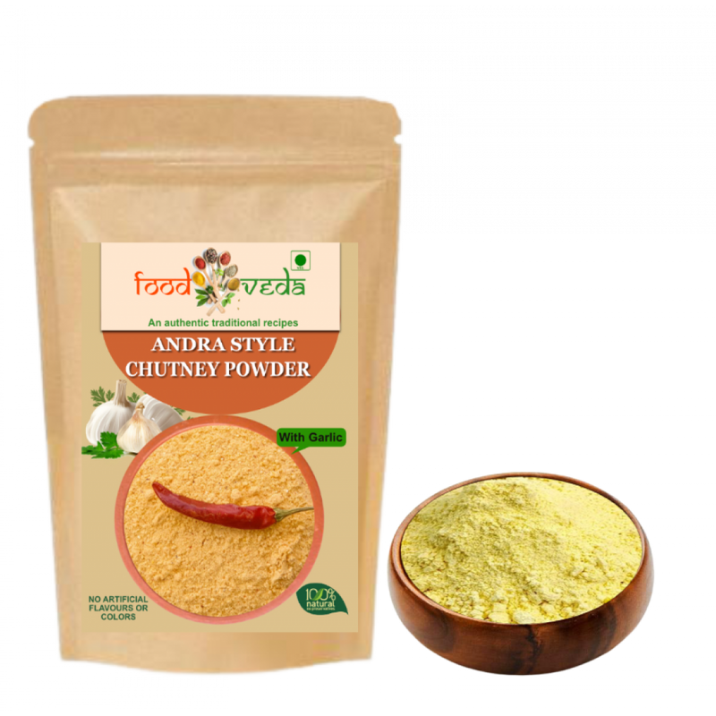 Andra Style Chutney Powder with Garlic