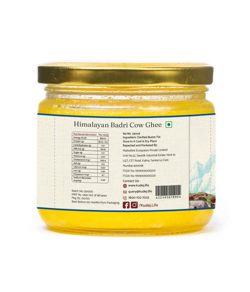 Desi Himalayan Badri Cow A2 Ghee