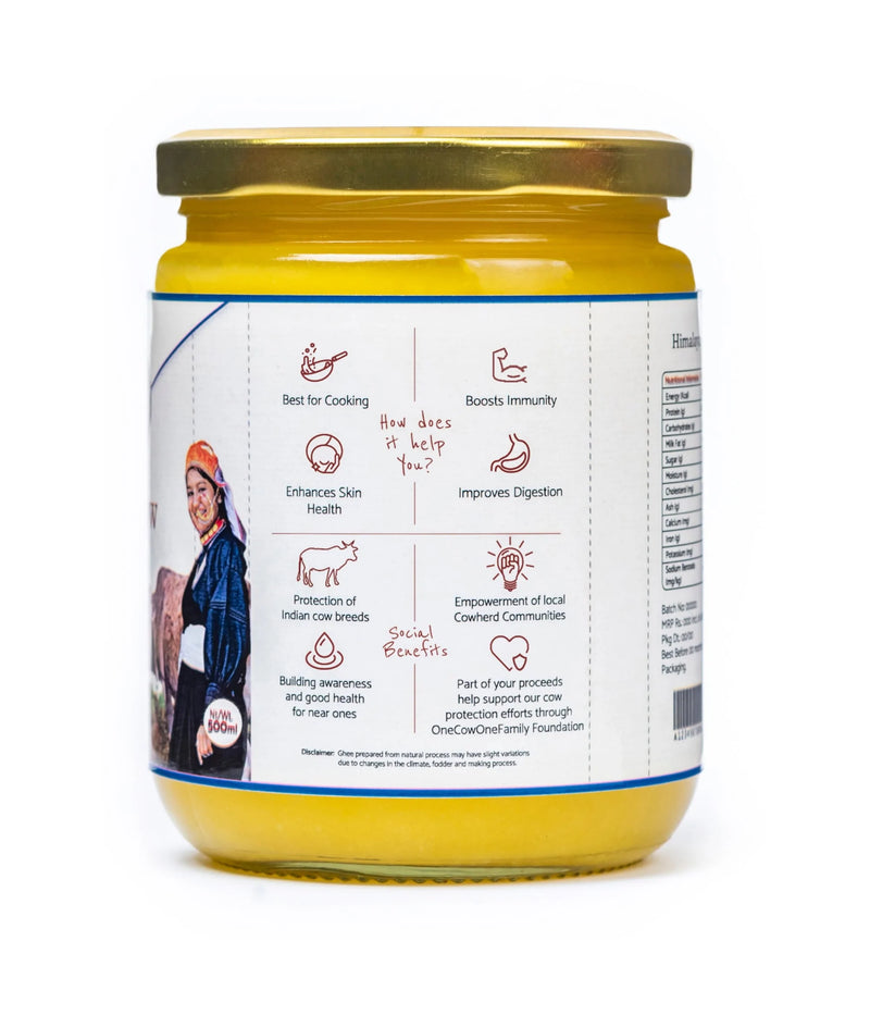 Desi Himalayan Badri Cow A2 Ghee
