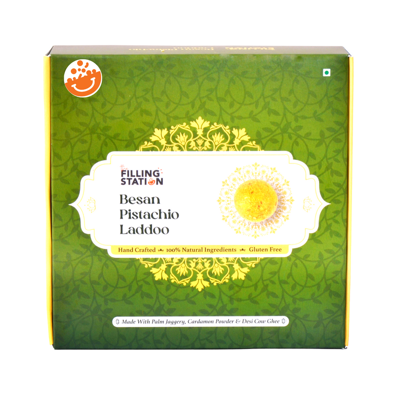 Besan Pistachio Laddoo