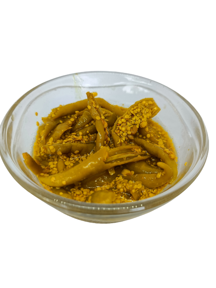Mirchi Ka Achar (Green Chillies dipped in Lemon Juice)