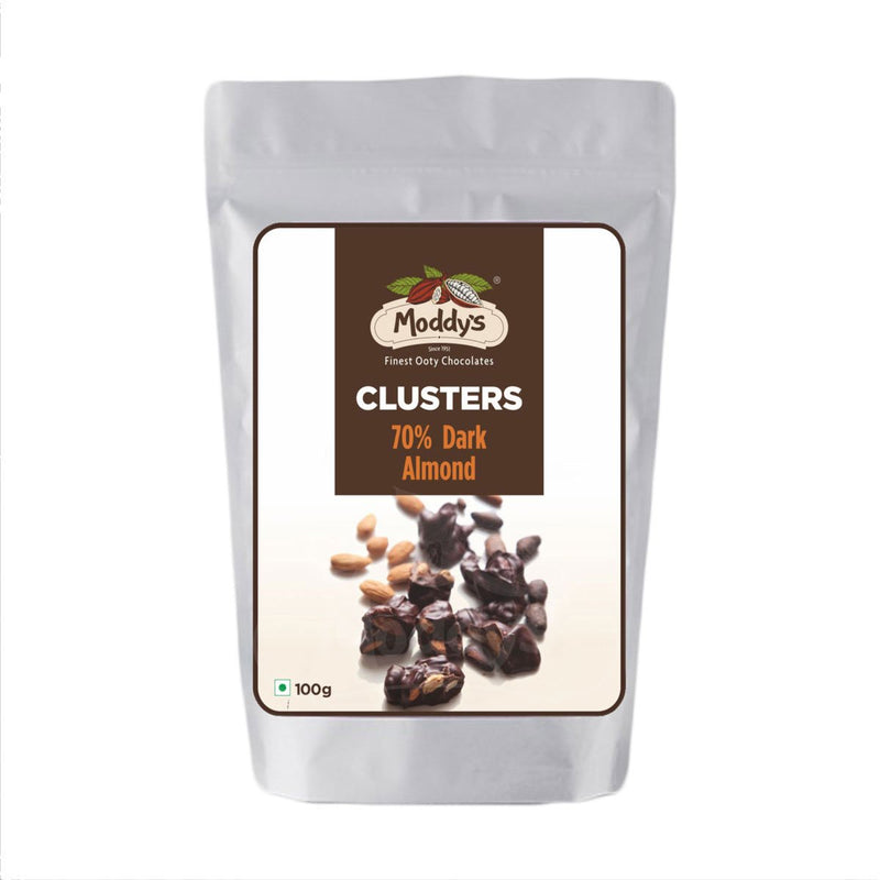 70% Dark Almond Clusters