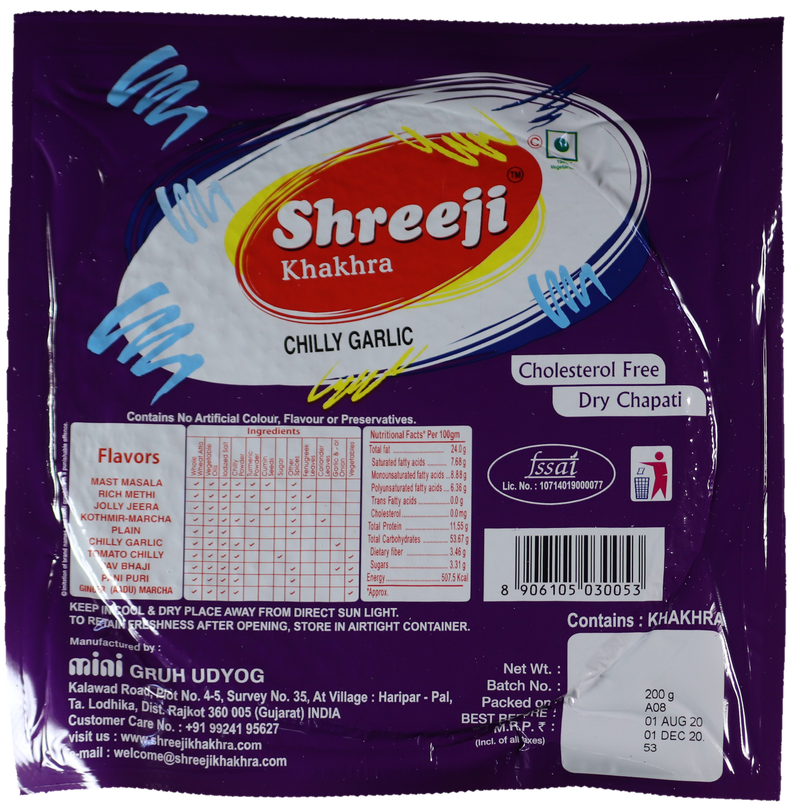 Burst Of Flavours Combo (Mast Masala-1, Rich Methi-1, Jolly Jeera-1, Plain-1, Kothmir Marcha-1, Chilly Garlic-1, Pav Bhaji-1, Pani Puri-1)