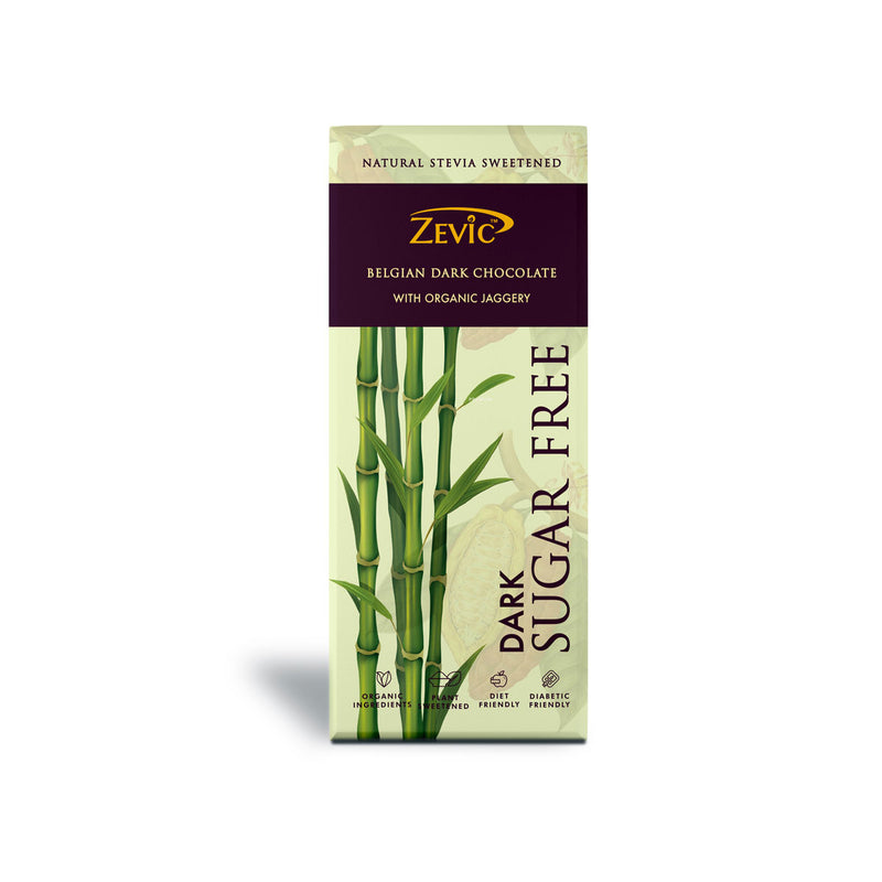 Zevic Chocolate With Organic Jaggery (No added sugar)